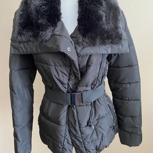 Winter jacket with faux fur